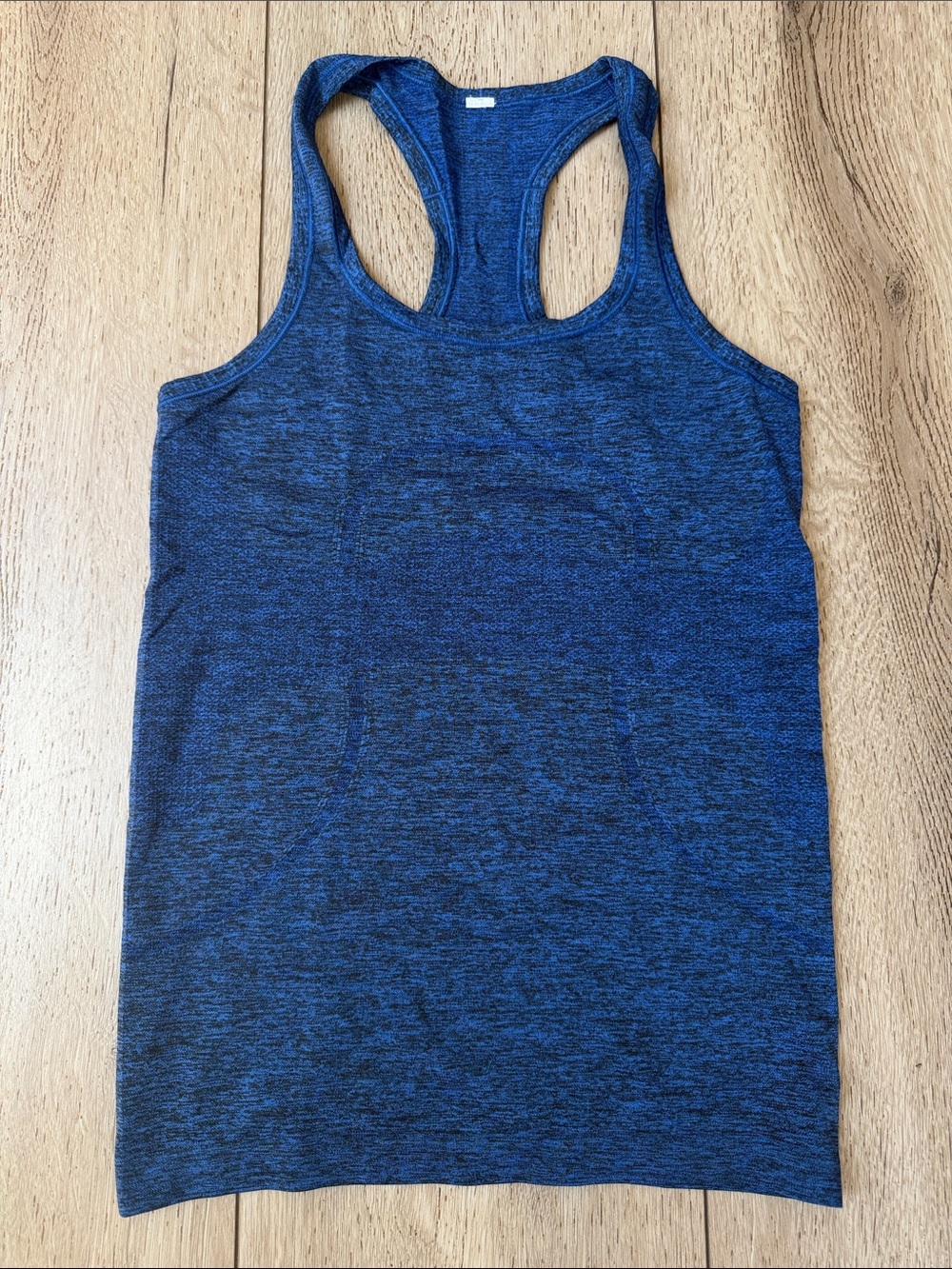 lululemon athletica Blue Heather Racerback Tank